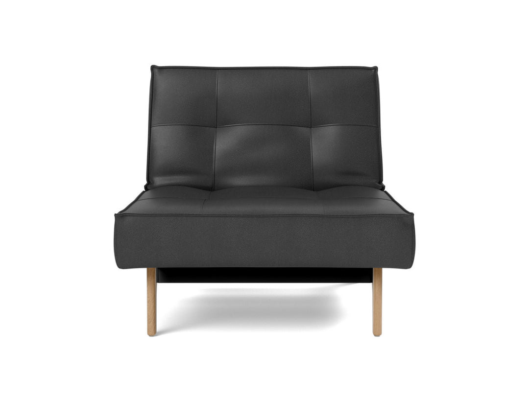 Fotoliu recliner Splitback Eik Oak 115x90cm, tesatura la alegere #material_550-faunal-black