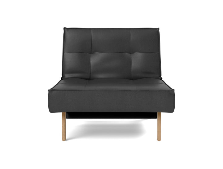 Fotoliu recliner Splitback Eik Oak 115x90cm, tesatura la alegere #material_550-faunal-black