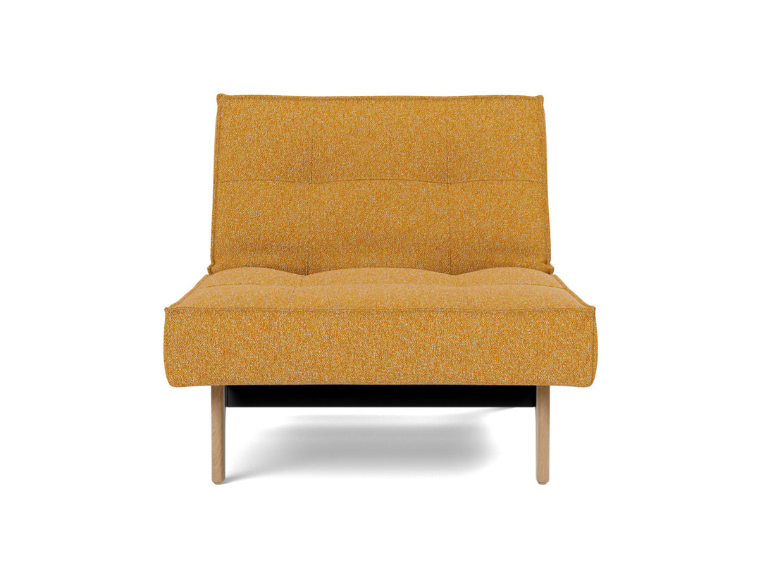 Fotoliu recliner Splitback Eik Oak 115x90cm, tesatura la alegere #material_536-boucl-ochre