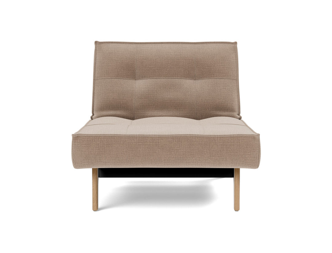 Fotoliu recliner Splitback Eik Oak 115x90cm, tesatura la alegere #material_417-esina-mocha