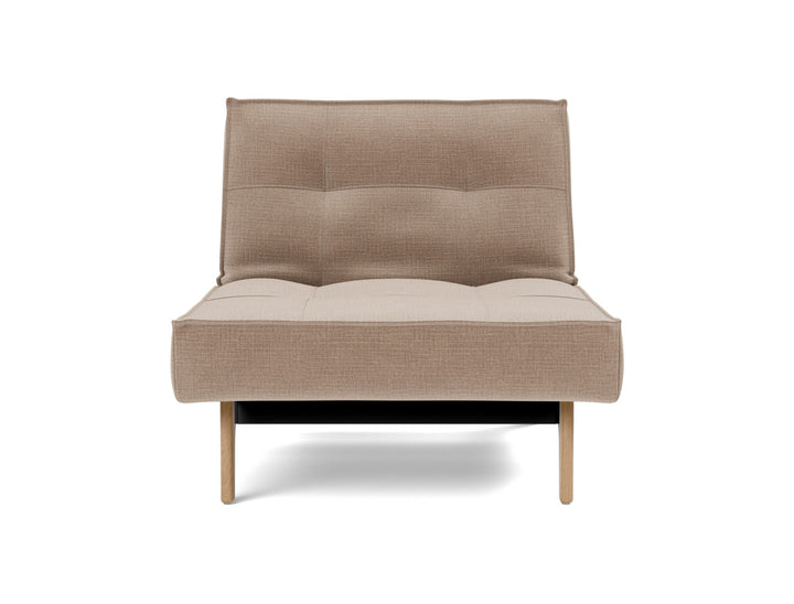 Fotoliu recliner Splitback Eik Oak 115x90cm, tesatura la alegere #material_417-esina-mocha