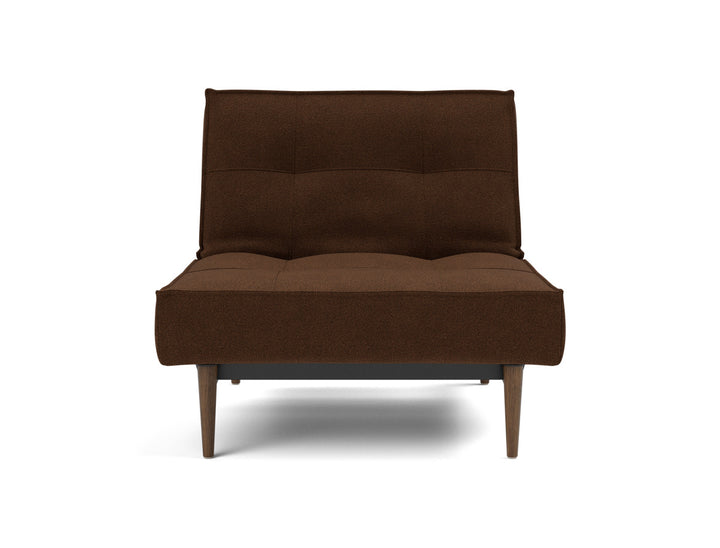Fotoliu recliner Splitback Styletto Dark Wood 115x90cm, tesatura la alegere #material_359-taura-cappuccino