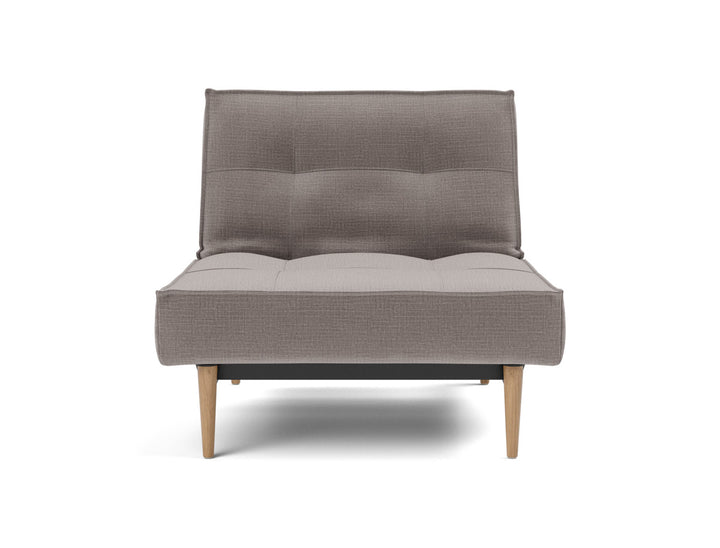 Fotoliu recliner Splitback Light Wood Styletto 115x90cm, tesatura la alegere #material_418-esina-truffle