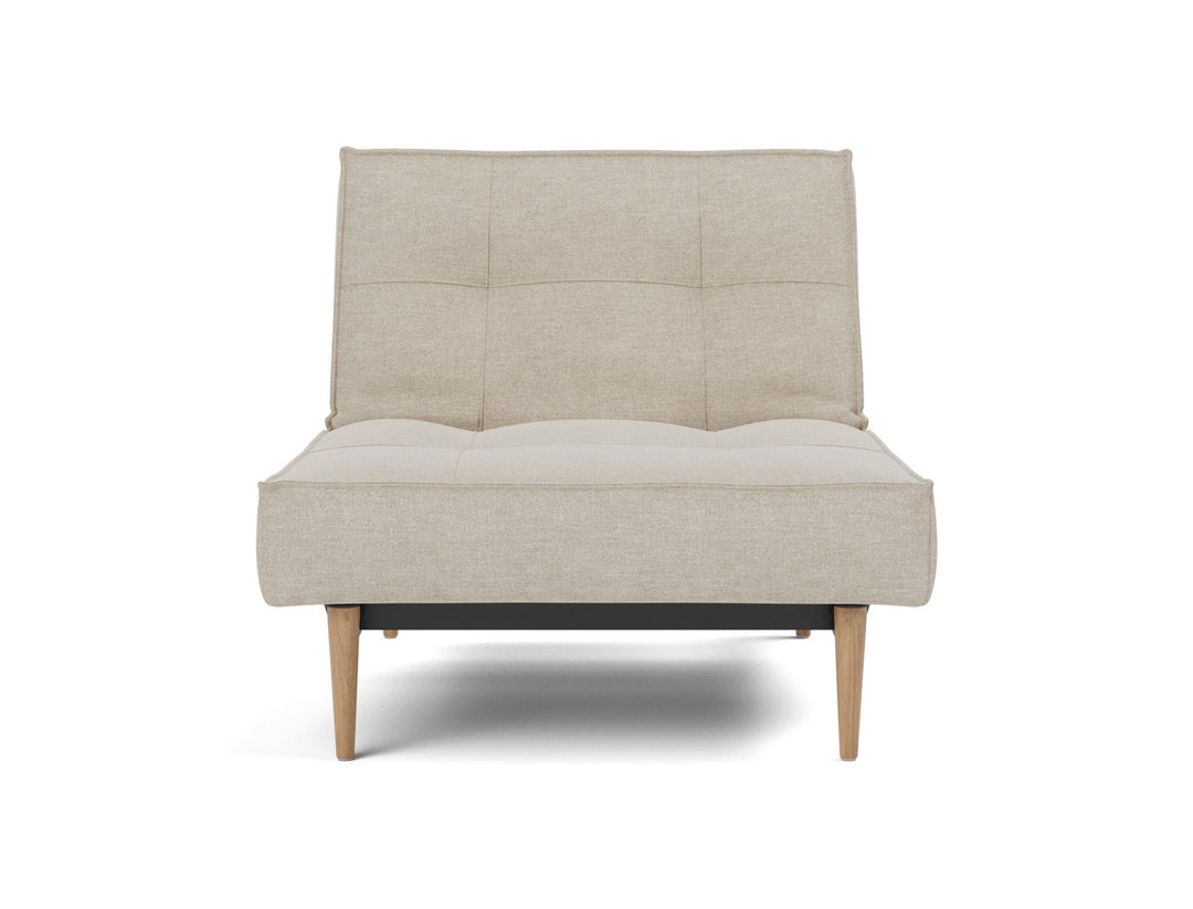Fotoliu recliner Splitback Light Wood Styletto 115x90cm, tesatura la alegere #material_586-phobos-latte