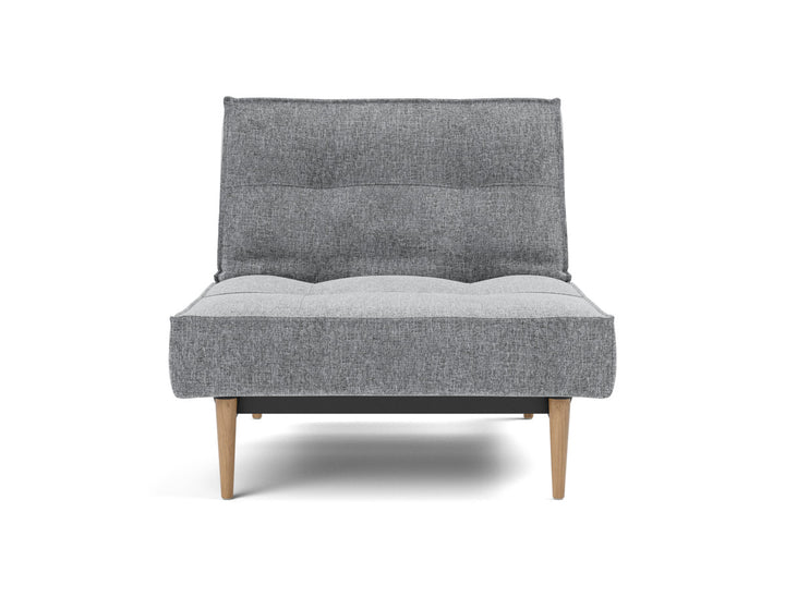 Fotoliu recliner Splitback Light Wood Styletto 115x90cm, tesatura la alegere #material_565-twist-granite