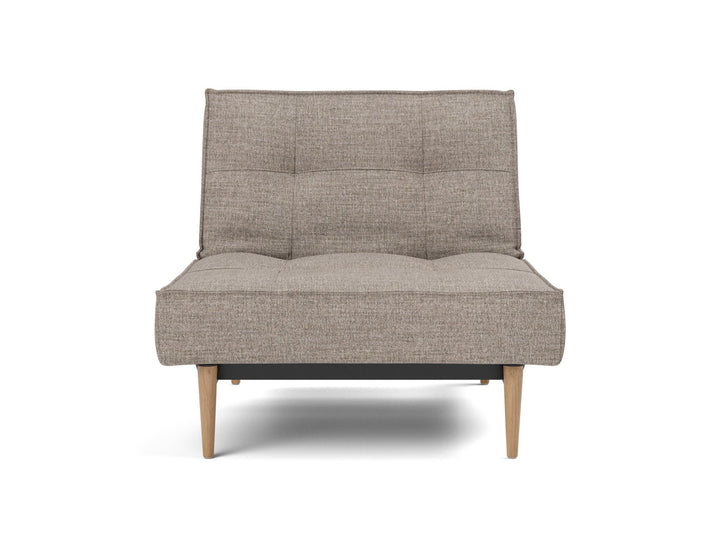 Fotoliu recliner Splitback Light Wood Styletto 115x90cm, tesatura la alegere #material_472-yuveno-warm-grey