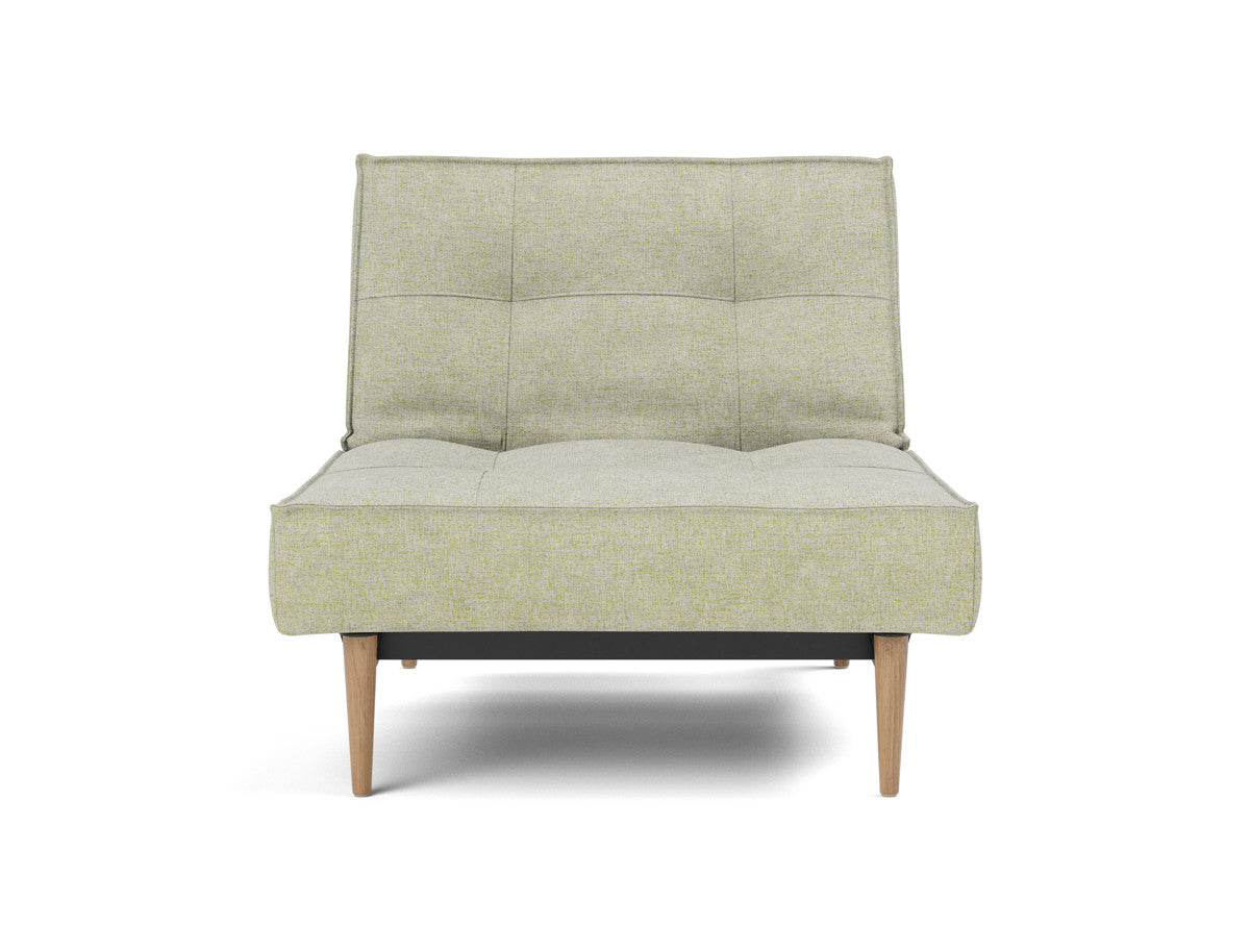 Fotoliu recliner Splitback Light Wood Styletto 115x90cm, tesatura la alegere