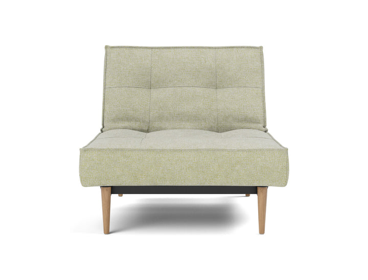 Fotoliu recliner Splitback Light Wood Styletto 115x90cm, tesatura la alegere #material_280-avella-sand