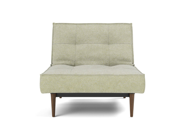 Fotoliu recliner Splitback Styletto Dark Wood 115x90cm, tesatura la alegere #material_280-avella-sand
