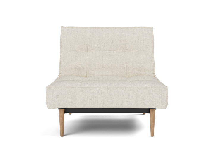 Fotoliu recliner Splitback Light Wood Styletto 115x90cm, tesatura la alegere #material_531-boucl-off-white