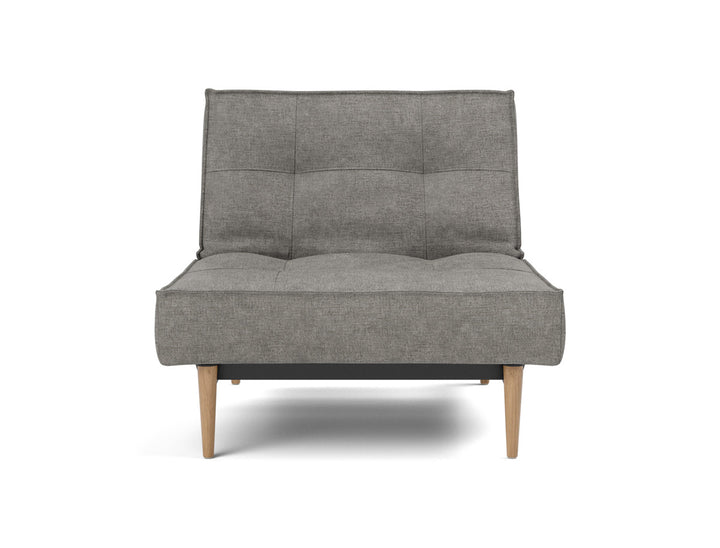 Fotoliu recliner Splitback Light Wood Styletto 115x90cm, tesatura la alegere #material_282-avella-warm-grey