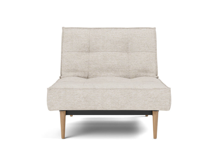 Fotoliu recliner Splitback Light Wood Styletto 115x90cm, tesatura la alegere #material_470-yuveno-natural