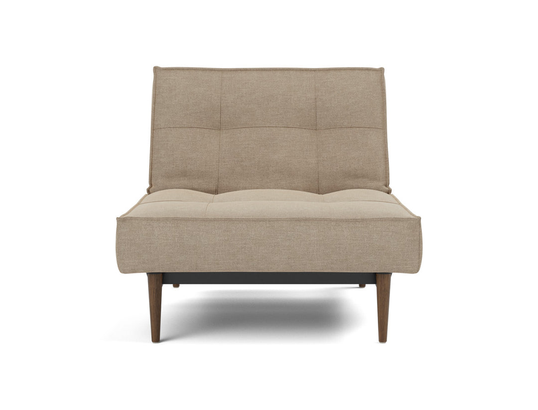 Fotoliu recliner Splitback Styletto Dark Wood 115x90cm, tesatura la alegere #material_587-phobos-mocha