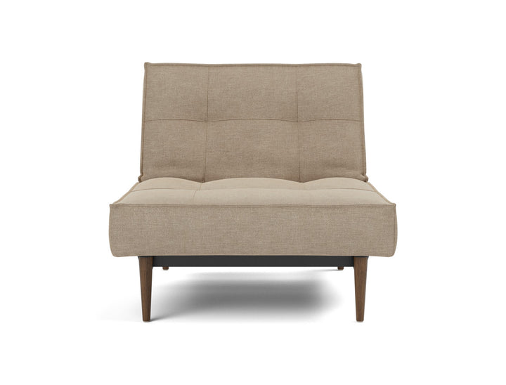 Fotoliu recliner Splitback Styletto Dark Wood 115x90cm, tesatura la alegere #material_587-phobos-mocha
