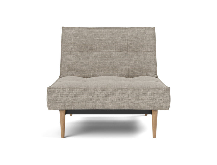 Fotoliu recliner Splitback Light Wood Styletto 115x90cm, tesatura la alegere #material_579-kenya-gravel