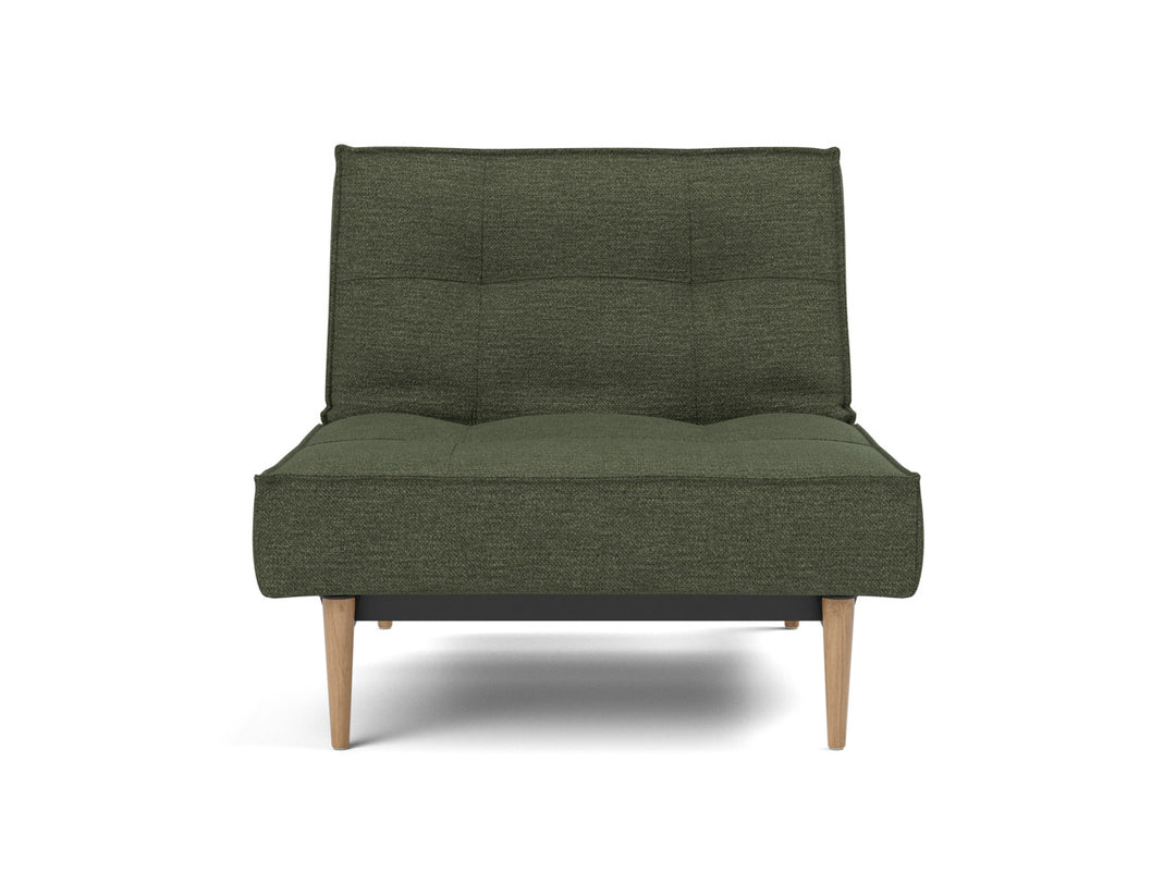 Fotoliu recliner Splitback Light Wood Styletto 115x90cm, tesatura la alegere #material_353-taura-forest