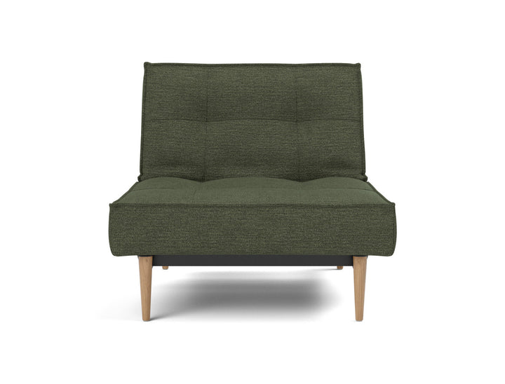 Fotoliu recliner Splitback Light Wood Styletto 115x90cm, tesatura la alegere #material_353-taura-forest