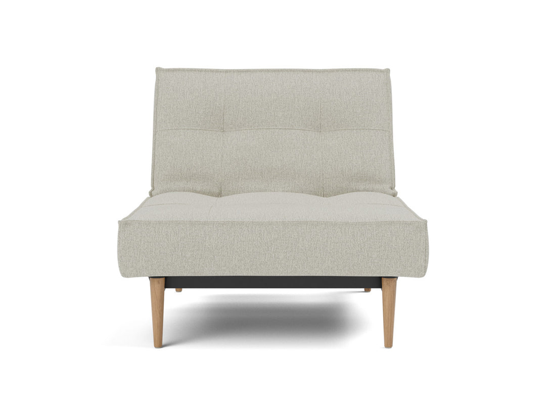 Fotoliu recliner Splitback Light Wood Styletto 115x90cm, tesatura la alegere #material_527-mixed-dance-natural
