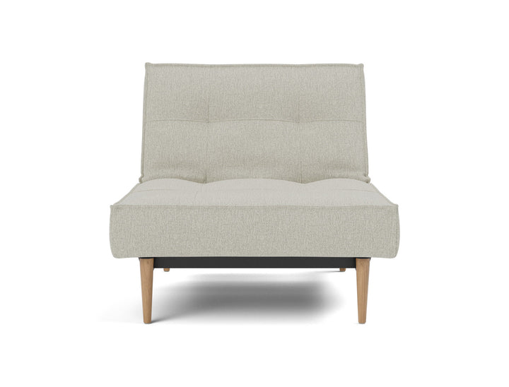 Fotoliu recliner Splitback Light Wood Styletto 115x90cm, tesatura la alegere #material_527-mixed-dance-natural