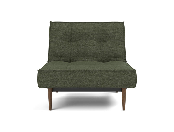 Fotoliu recliner Splitback Styletto Dark Wood 115x90cm, tesatura la alegere #material_353-taura-forest