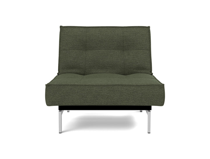 Fotoliu recliner Splitback Chrome 115x90cm, tesatura la alegere #material_353-taura-forest