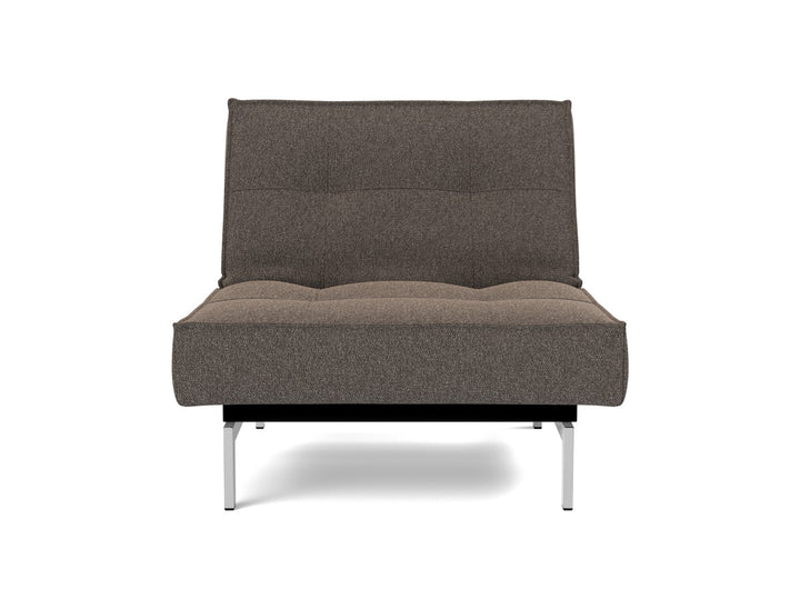 Fotoliu recliner Splitback Chrome 115x90cm, tesatura la alegere #material_530-boucl-taupe