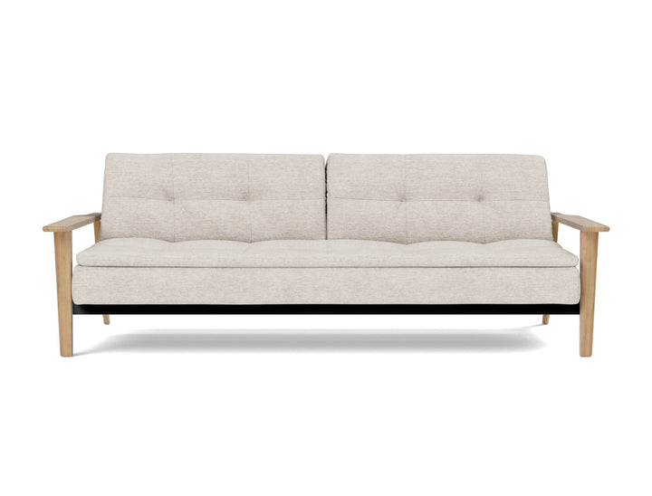 Canapea extensibila Dublexo Frej Oak 115x210cm, tesatura la alegere #material_470-yuveno-natural