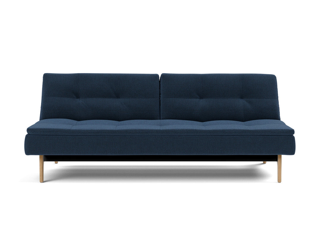 Canapea extensibila Dublexo Eik Oak 115x210cm, tesatura la alegere #material_414-esina-indigo-blue