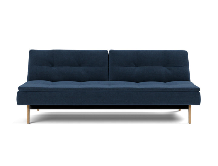 Canapea extensibila Dublexo Eik Oak 115x210cm, tesatura la alegere #material_414-esina-indigo-blue