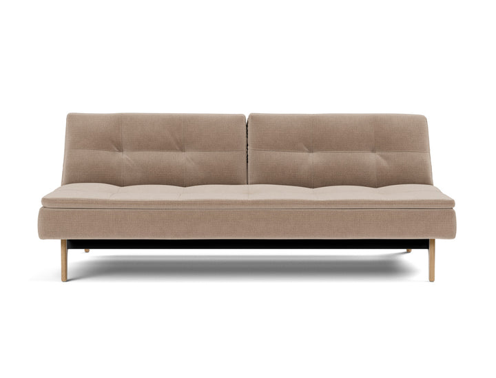 Canapea extensibila Dublexo Eik Oak 115x210cm, tesatura la alegere #material_417-esina-mocha