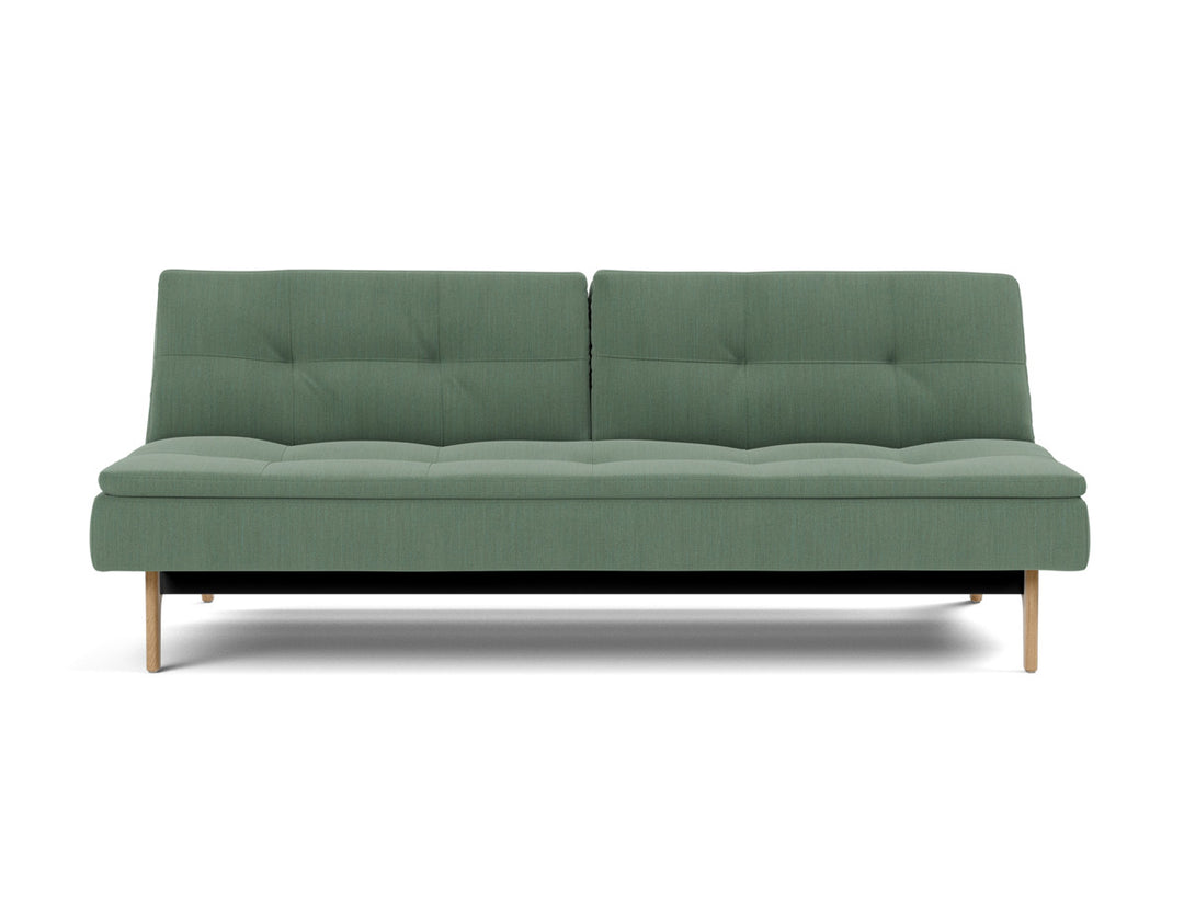 Canapea extensibila Dublexo Eik Oak 115x210cm, tesatura la alegere #material_518-elegance-green