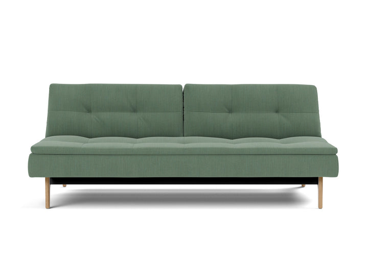Canapea extensibila Dublexo Eik Oak 115x210cm, tesatura la alegere #material_518-elegance-green