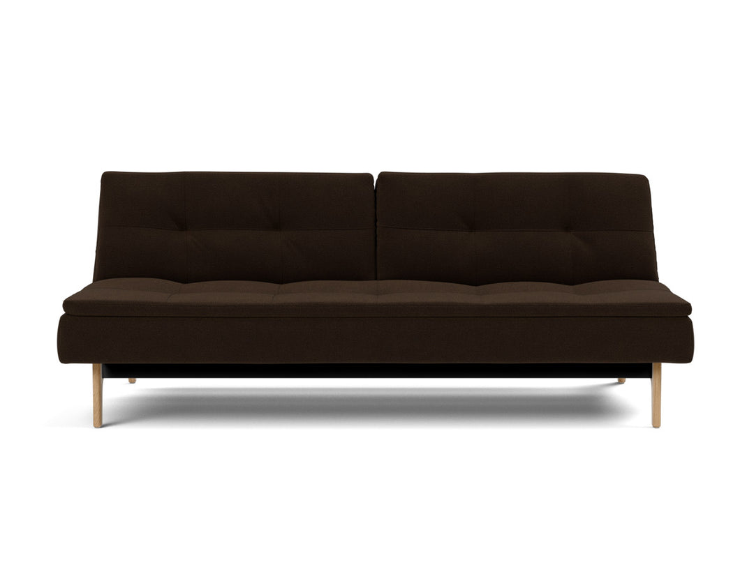 Canapea extensibila Dublexo Eik Oak 115x210cm, tesatura la alegere #material_358-taura-chocco
