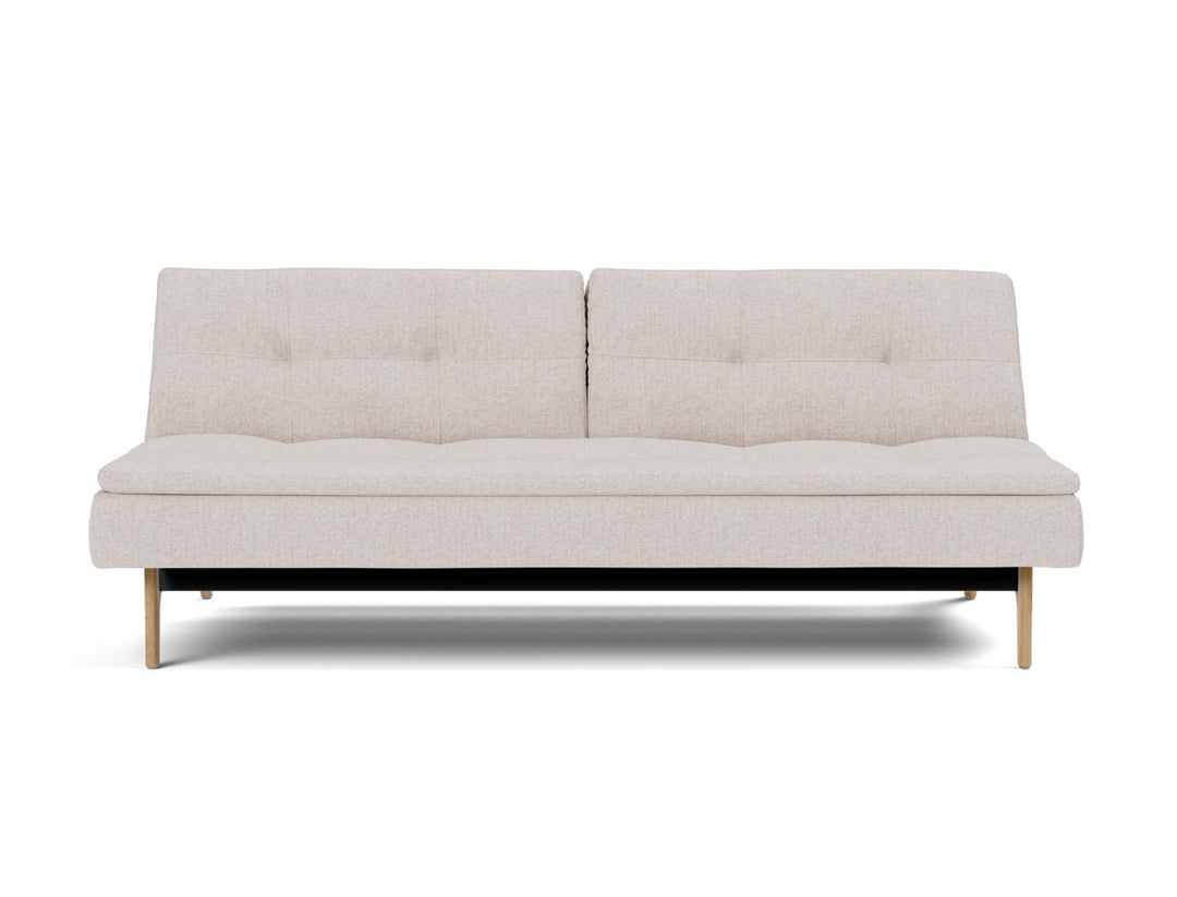 Canapea extensibila Dublexo Eik Oak 115x210cm, tesatura la alegere #material_300-weda-sand