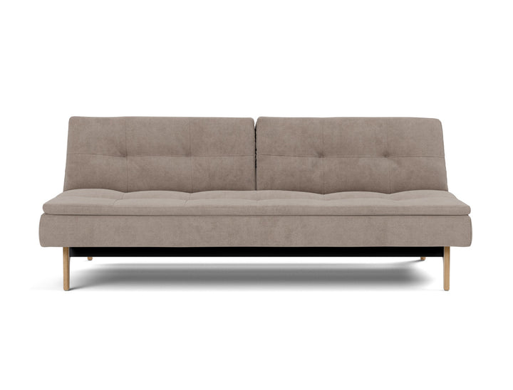 Canapea extensibila Dublexo Eik Oak 115x210cm, tesatura la alegere #material_318-cordufine-beige