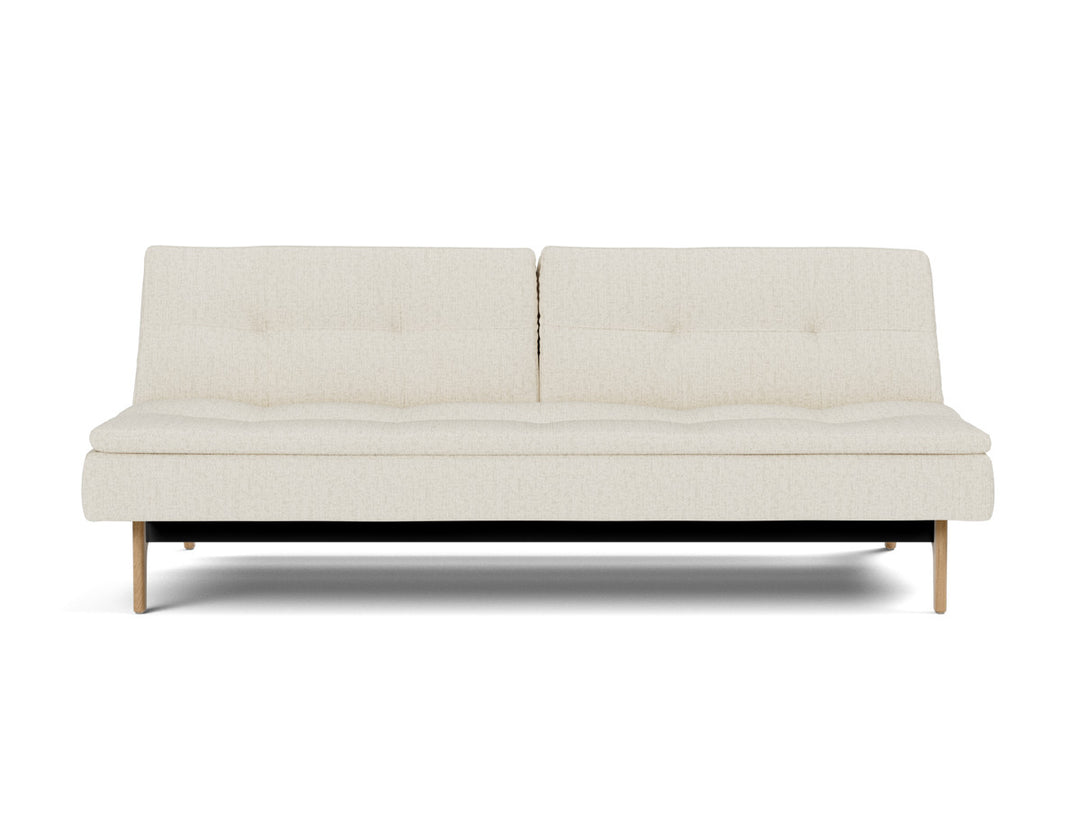 Canapea extensibila Dublexo Eik Oak 115x210cm, tesatura la alegere #material_531-boucl-off-white