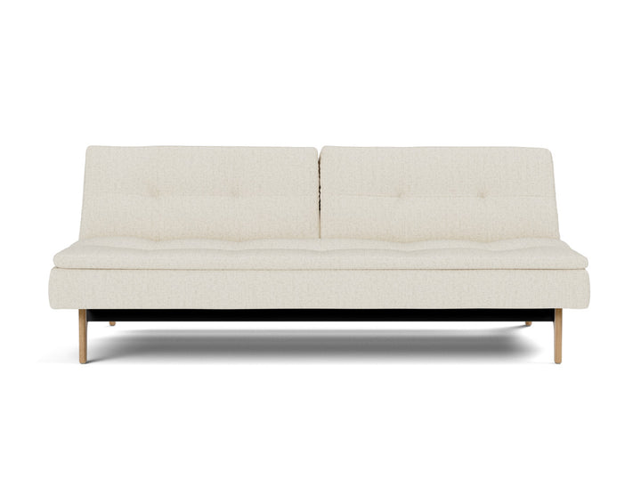 Canapea extensibila Dublexo Eik Oak 115x210cm, tesatura la alegere #material_531-boucl-off-white
