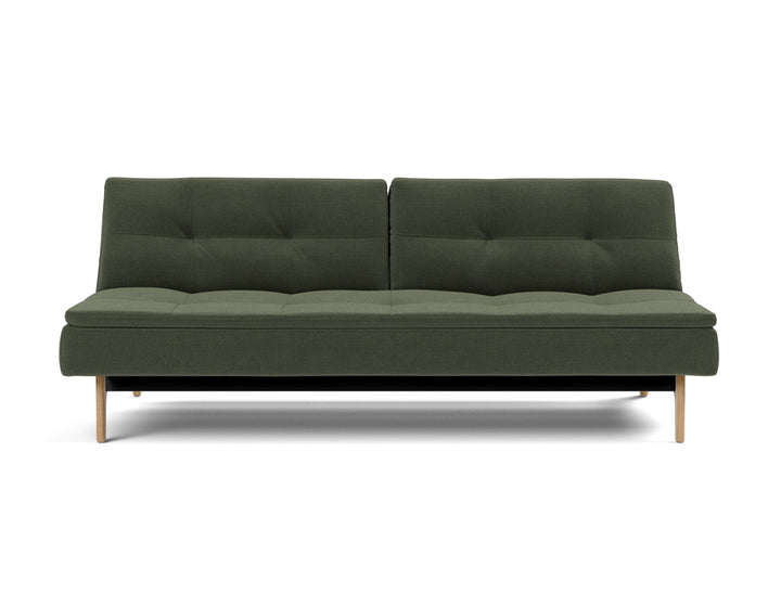 Canapea extensibila Dublexo Eik Oak 115x210cm, tesatura la alegere #material_413-esina-olive-green