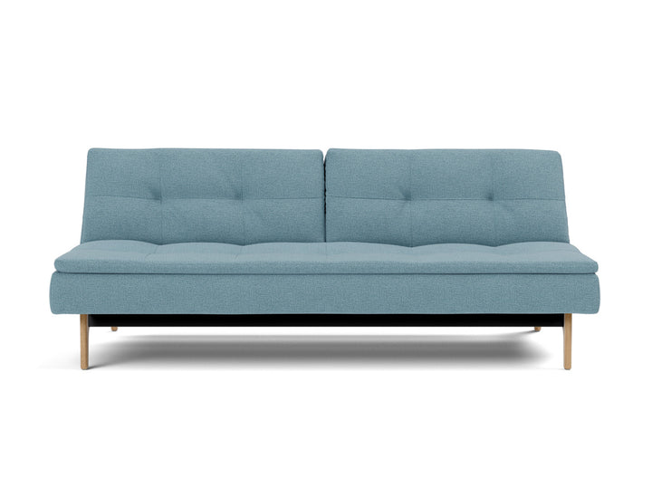 Canapea extensibila Dublexo Eik Oak 115x210cm, tesatura la alegere #material_525-mixed-dance-light-blue