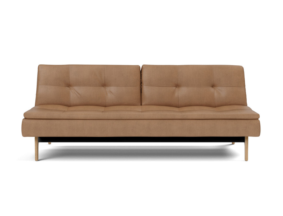 Canapea extensibila Dublexo Eik Oak 115x210cm, tesatura la alegere #material_551-faunal-brown