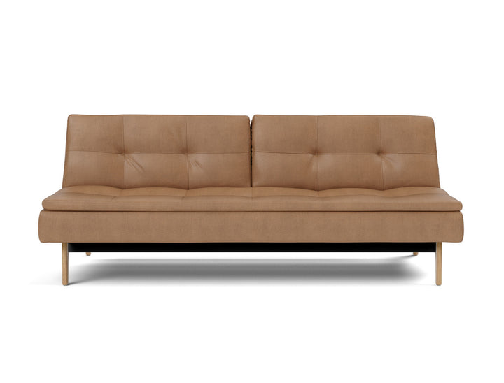 Canapea extensibila Dublexo Eik Oak 115x210cm, tesatura la alegere #material_551-faunal-brown