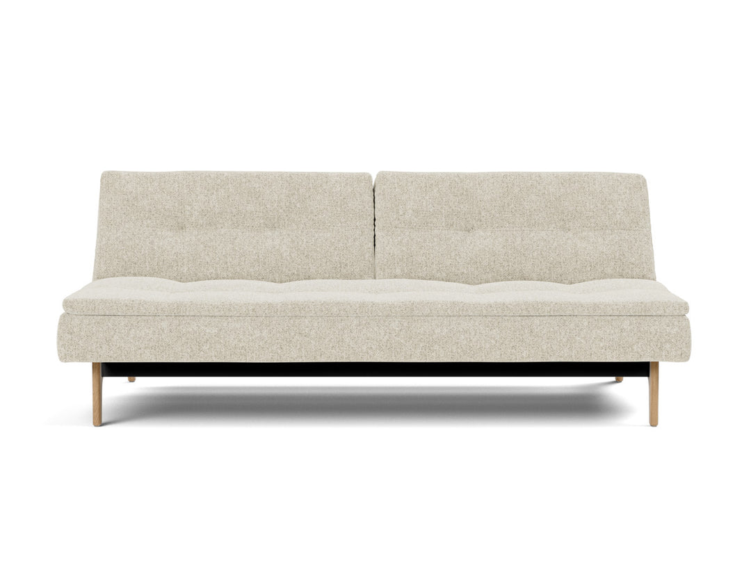 Canapea extensibila Dublexo Eik Oak 115x210cm, tesatura la alegere #material_357-taura-off-white