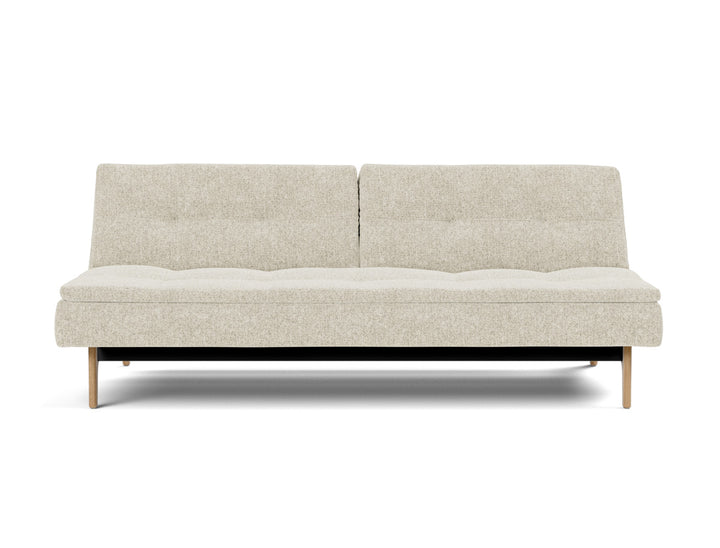 Canapea extensibila Dublexo Eik Oak 115x210cm, tesatura la alegere #material_357-taura-off-white