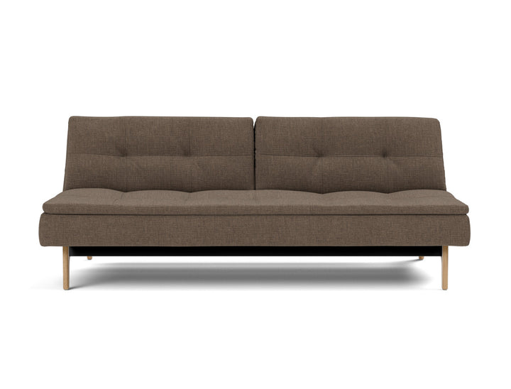 Canapea extensibila Dublexo Eik Oak 115x210cm, tesatura la alegere #material_411-esina-cedar-brown