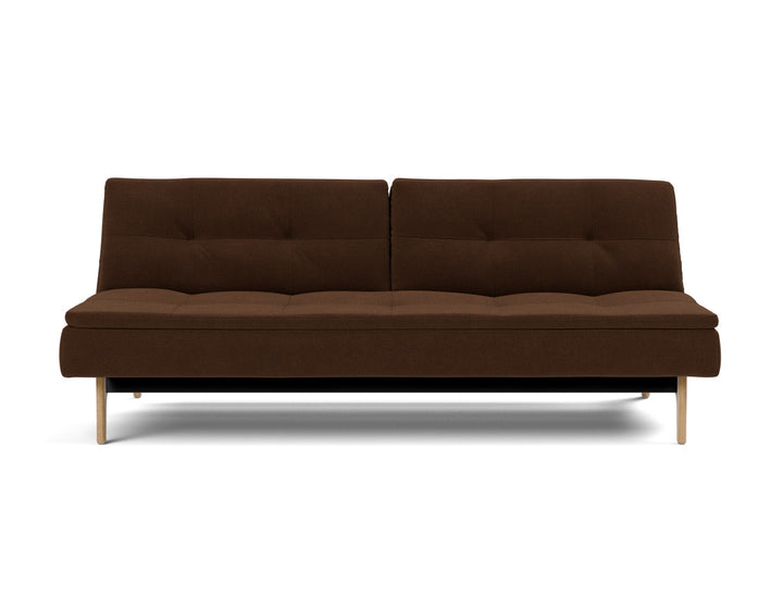 Canapea extensibila Dublexo Eik Oak 115x210cm, tesatura la alegere #material_359-taura-cappuccino