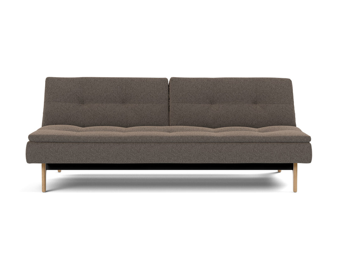 Canapea extensibila Dublexo Eik Oak 115x210cm, tesatura la alegere #material_530-boucl-taupe