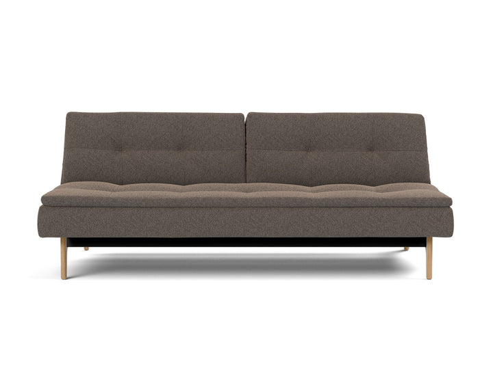 Canapea extensibila Dublexo Eik Oak 115x210cm, tesatura la alegere #material_530-boucl-taupe