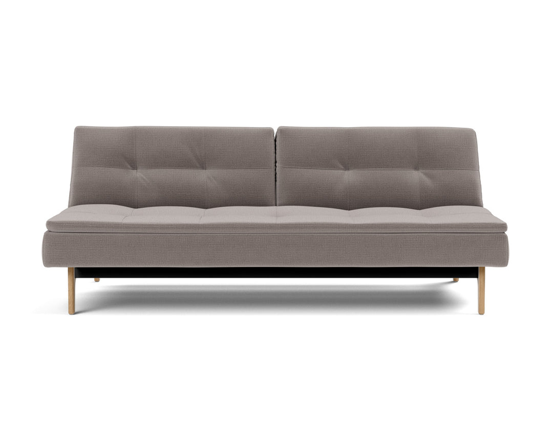 Canapea extensibila Dublexo Eik Oak 115x210cm, tesatura la alegere #material_418-esina-truffle