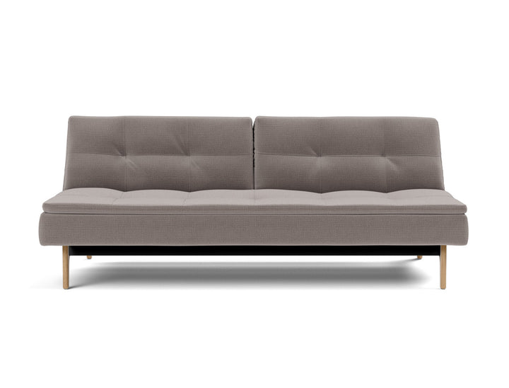 Canapea extensibila Dublexo Eik Oak 115x210cm, tesatura la alegere #material_418-esina-truffle