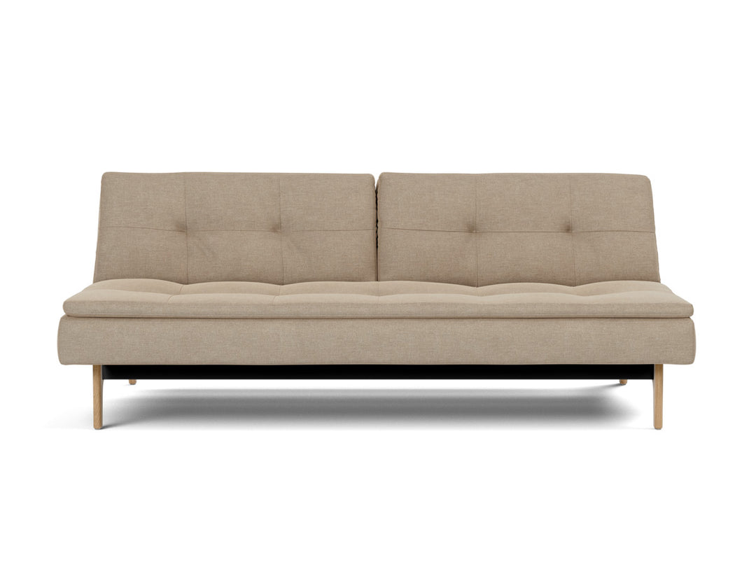 Canapea extensibila Dublexo Eik Oak 115x210cm, tesatura la alegere #material_587-phobos-mocha